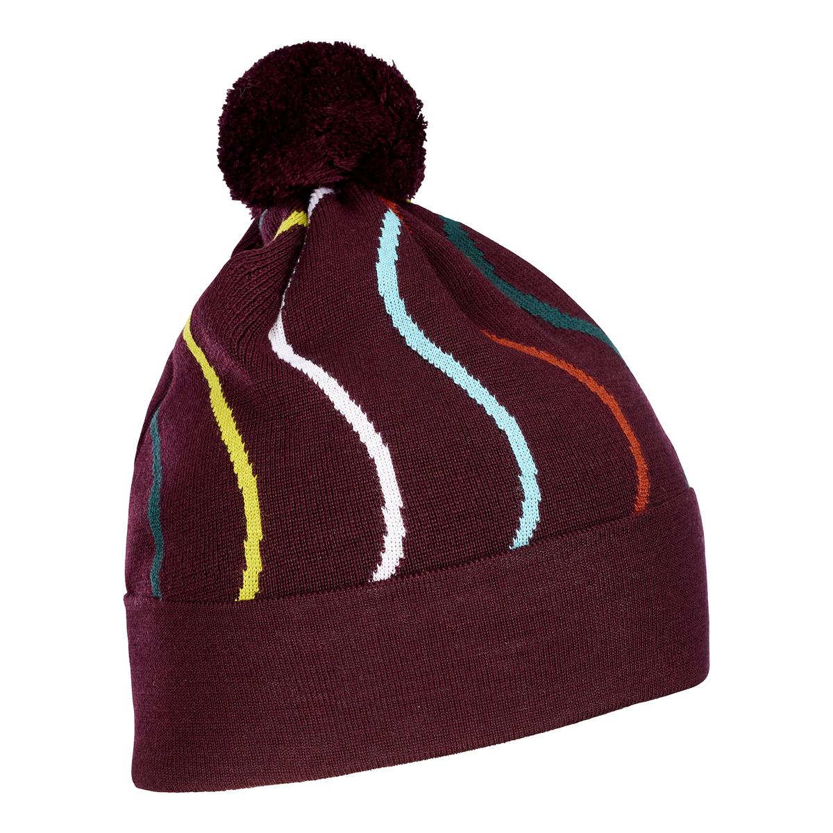 Ortovox Line Finder Beanie in Dark Wine